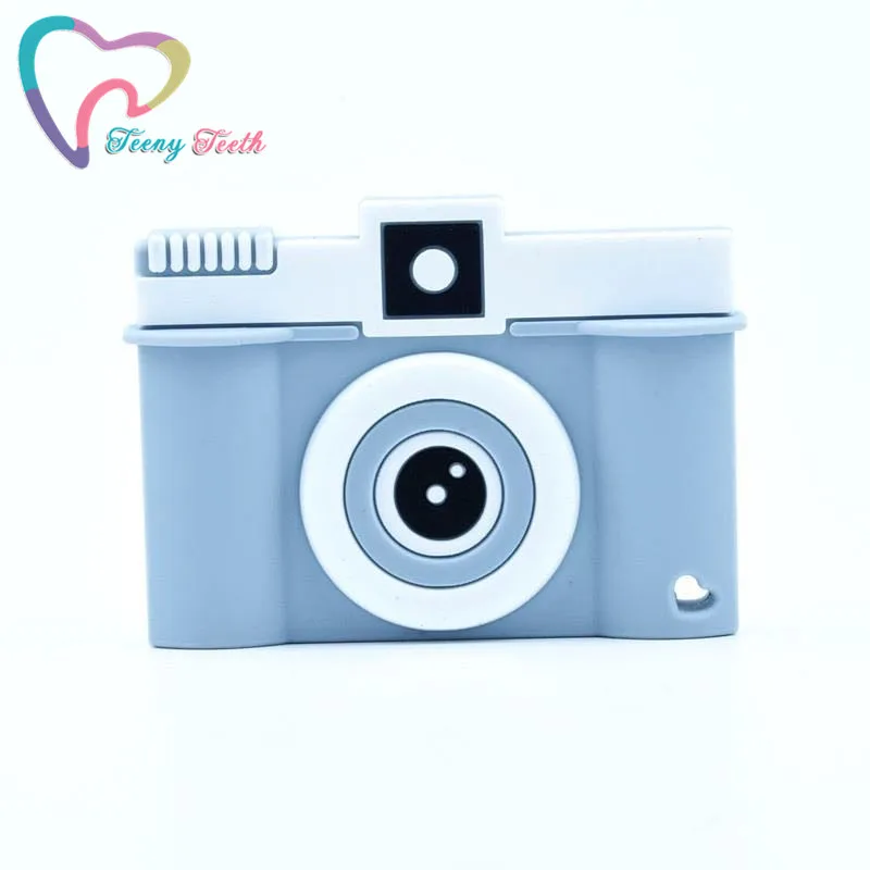 10 PCS Soft Silicone Camera Shaped Teether Toddler Molar Teeth Pain Relief Tool Kids Educational Toy Baby Shower Gift | Мать и ребенок