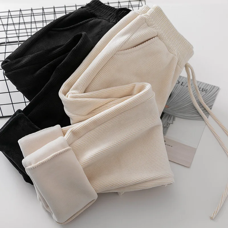 Winter Pants Casual Warm Leggings Women Velvet  Hight Waist Leggings Women Solid Legging Comfortable Keep Warm