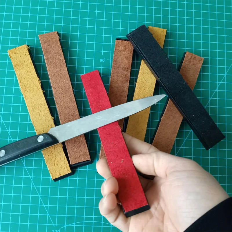 

Leather Strop Compound for Grinding Ruixin pro knife sharpener sharpening stone metal polishing paste color random
