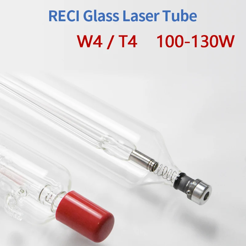 

Original Reci CO2 Laser Tube W4 T4 100W To 130W D80mm/65mm for Engraving Cutting Machine S4 V4Z4