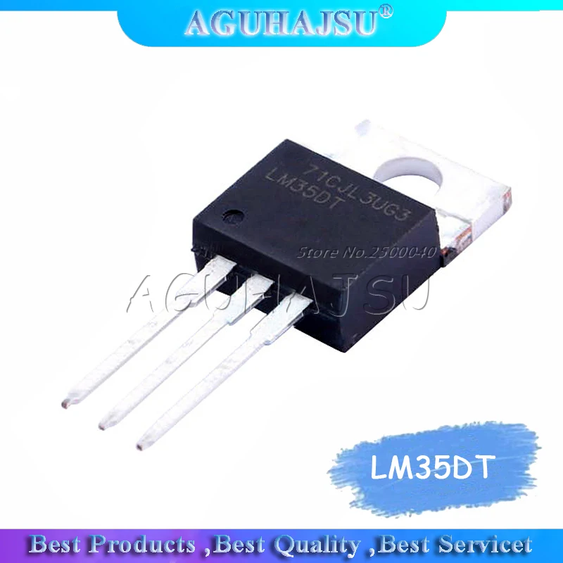 2 шт. LM35DT TO220 LM35 TO 220 LM35D|Интегральные схемы| |