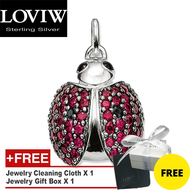 Подвески с красными крыльями божья коровка новые модные ювелирные изделия