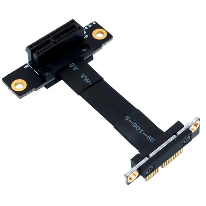 Кабель расширения PCIE X1 двойной 90 градусов PCIe 3 0 на 8 Гбит/с PCI Express 1X карта |