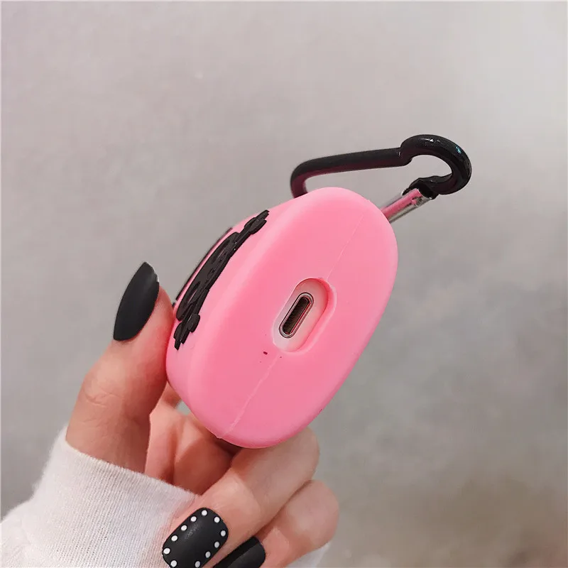 Чехол для наушников AirPod 1 2 с милым мультяшным ядовитым черепом чехол Apple Airpods