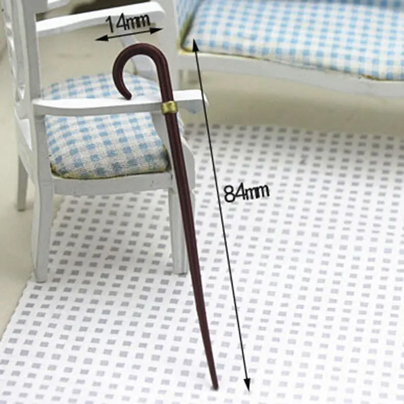 Модель игрушечной трости Crutch Миниатюрные аксессуары украшение для кукольного