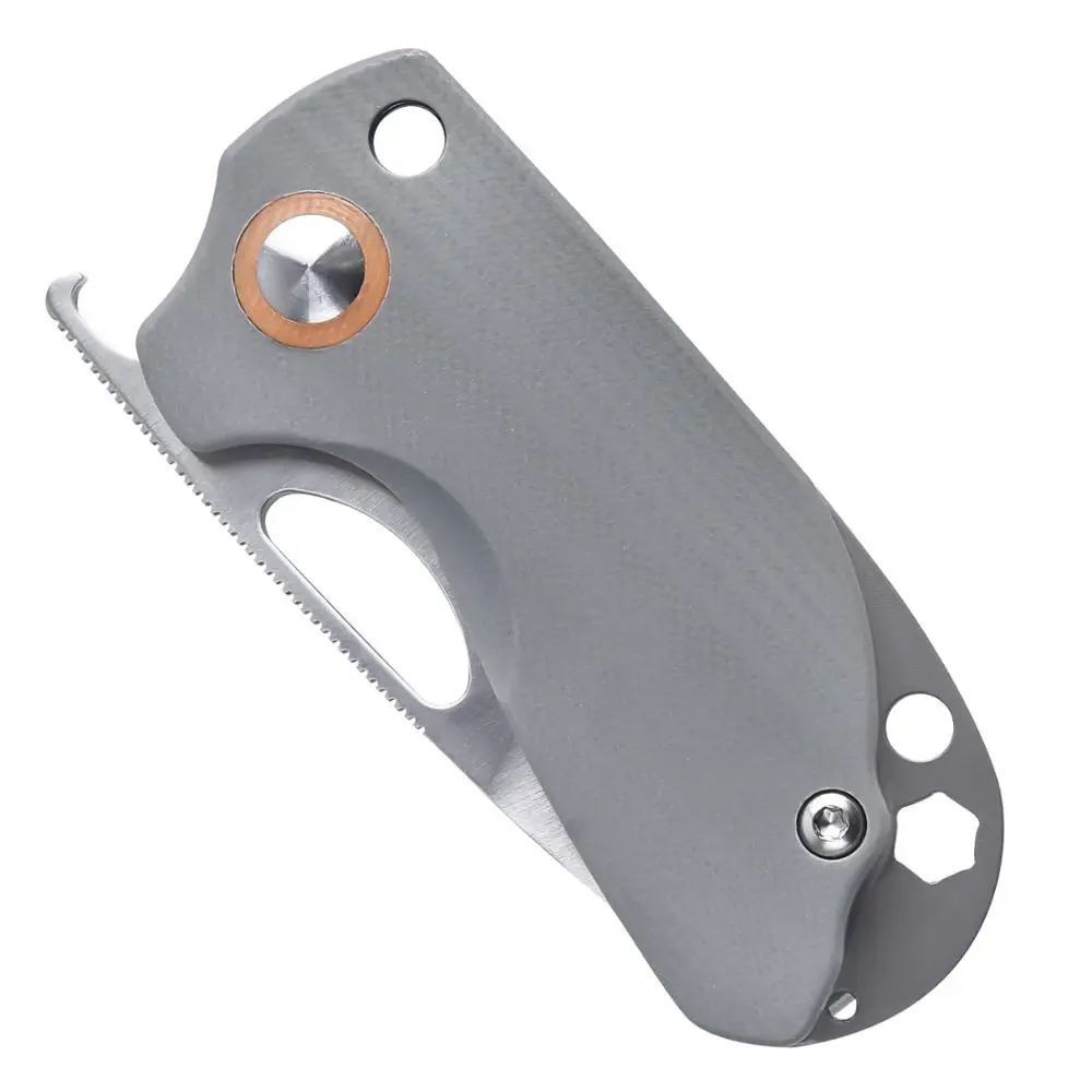 Kizer мини нож Catshark V2561N1 2020 новый легкий карманный с серой титановой рукояткой + G10