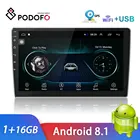 Автомагнитола Podofo, мультимедийный MP5-плеер на Android 10,1 дюйма с Bluetooth, Wi-Fi, GPS, FM-радио, приемником, поддержкой задней камеры