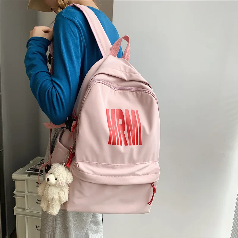 

Cute Student Waterproof Backpack Female Women Vintage School Bag Girl ladies Nylon Backpack Mochilas Book Bag Fashion Teenage