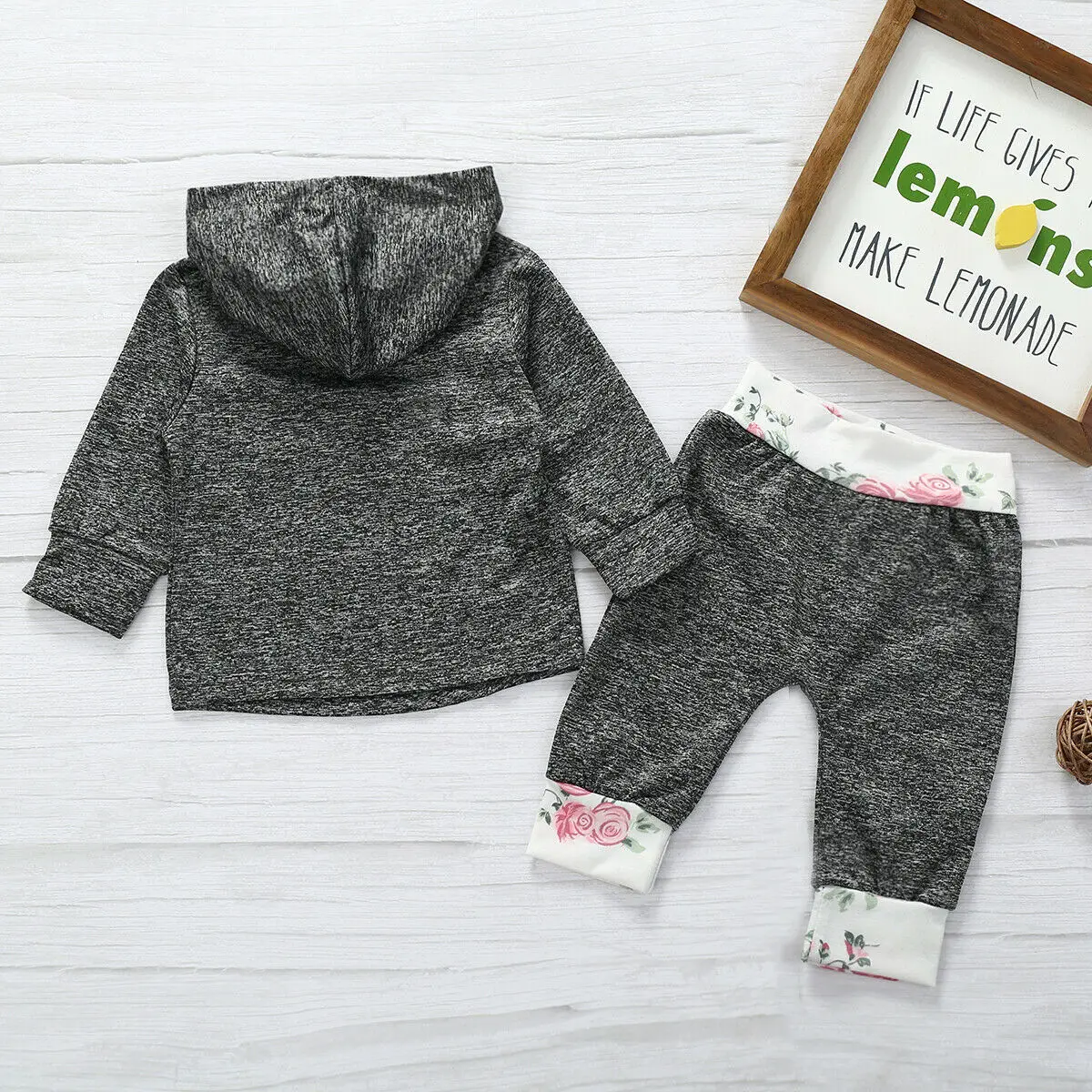 Модный комплект одежды для маленьких девочек 0-24 мес. свитшот с длинным рукавом и