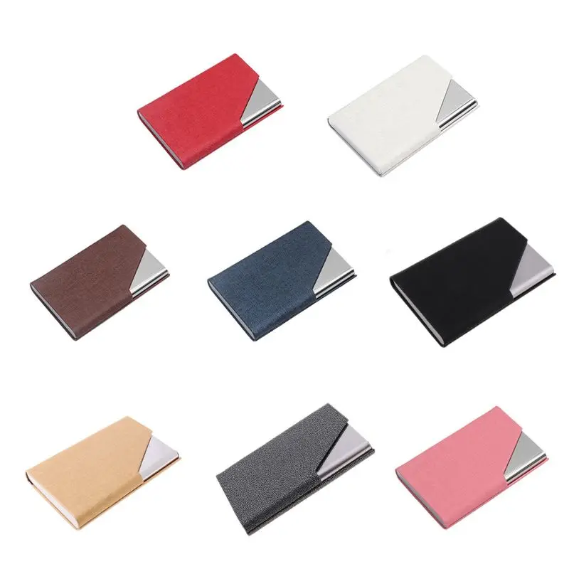 

B2RC Professional metal business card case, portable business card holder, can hold 20 business cards