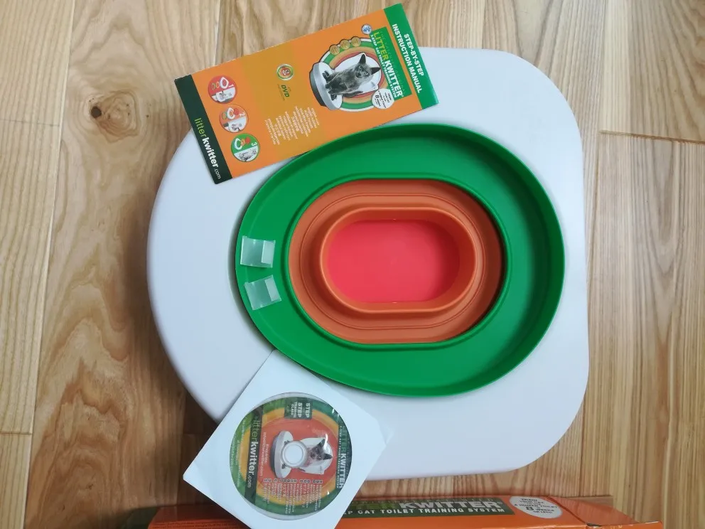 Профессиональная кошка обучение сиденье для унитаза Pet Box Kit поезд любовь чистые кошки использовать унитаз для людей легко узнать туалет коробка подарок