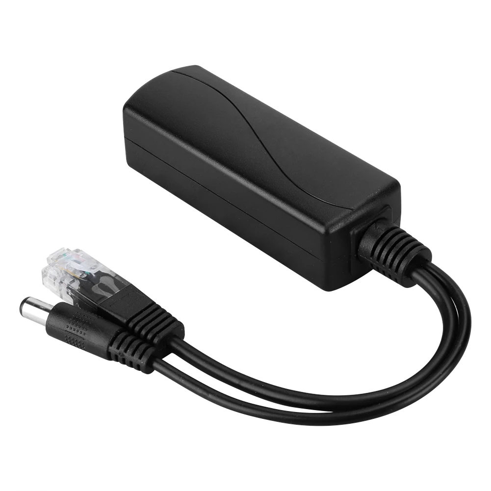 48V to 12V POE Connectors Adapter Cable Splitter Injector Power Supply for Huawei Hikvision 2019 New | Безопасность и защита