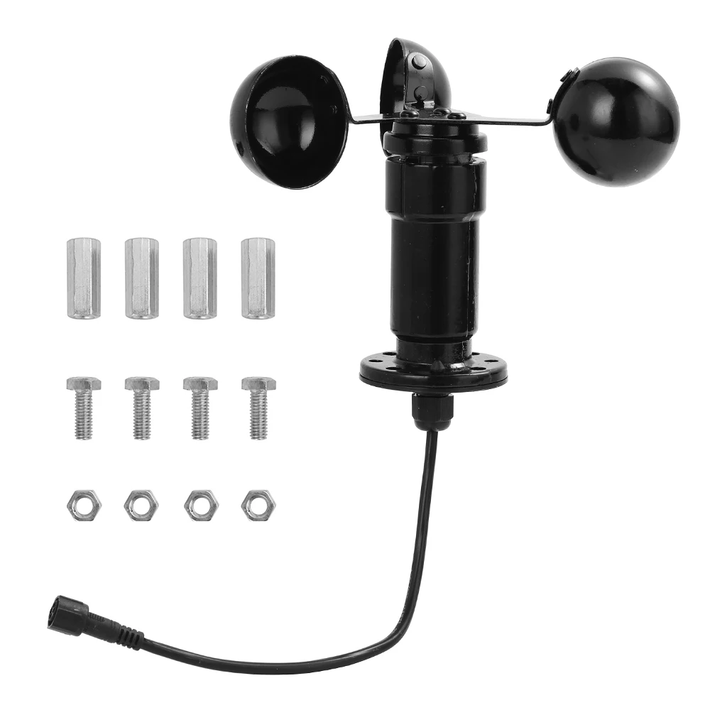 RS485 ветер Скорость Сенсор индикатор Анемометр алюминиевый сплав Импульсный