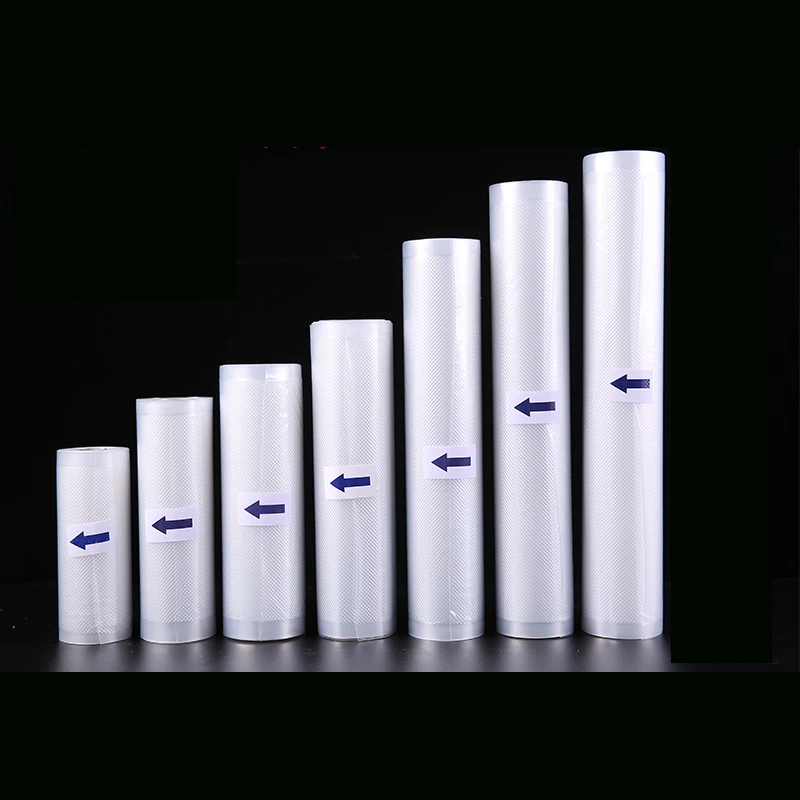 

Household Kitchen Sealed Bags 5 Rolls Vacuum Bags For Vacuum Sealer Vegetable Fruits Bread Meat Storage Bags