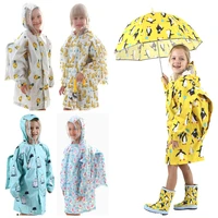 85 145cm waterproof raincoat for children kids baby rain poncho boys girls students rainwear jacket only coat