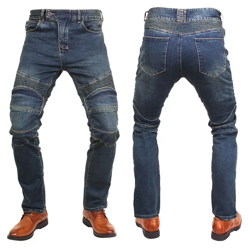 Классические мотоциклетные брюки KOMINE мужские джинсы для езды на мотоцикле без