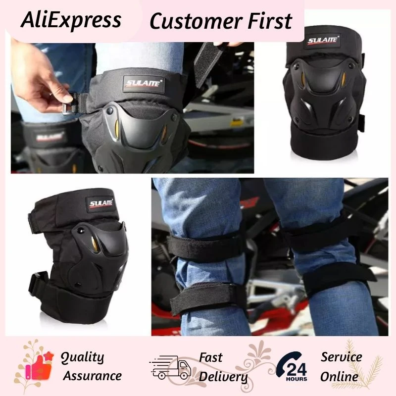 

Motorcycle Knee Pads Guards Elbow Racing Off-Road Protective Kneepad Motocross Brace Protector Motorbike Crashproof Protection