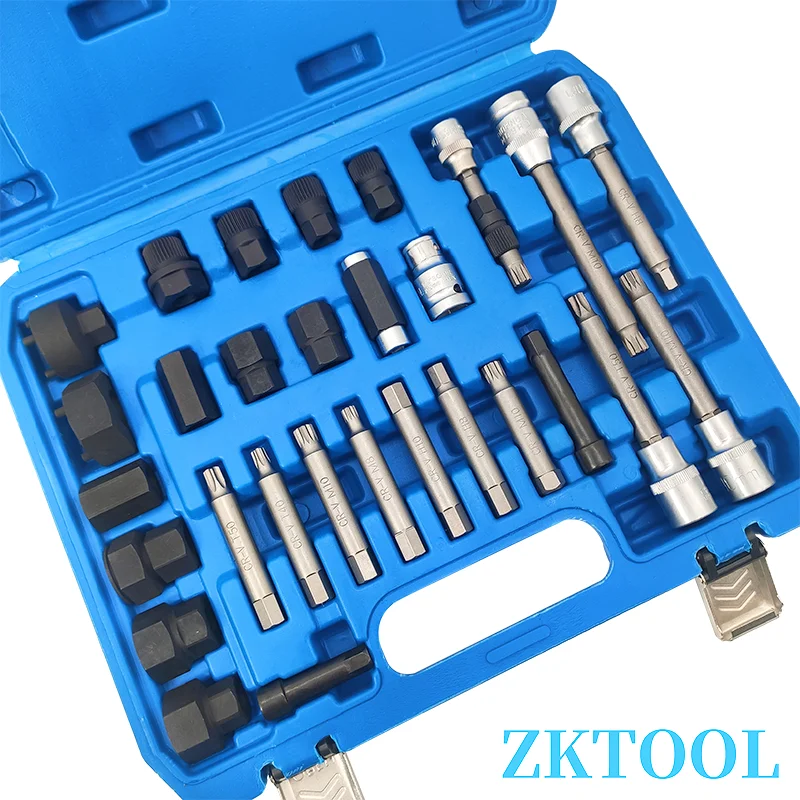 29 шт. набор инструментов для разборки генератора подходит Mercedes Benz BMW Volkswagen Audi |