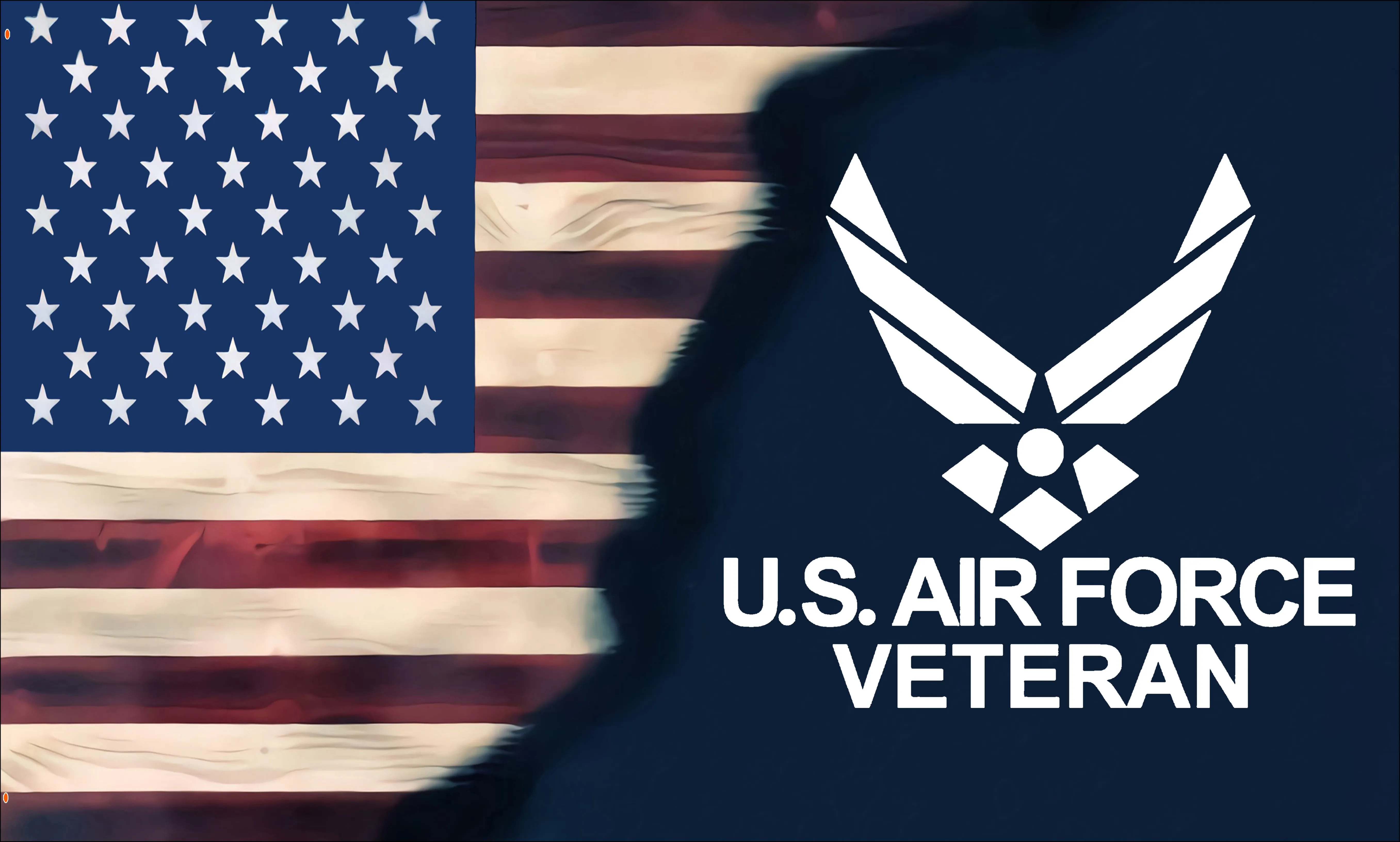 

Новый продукт горячая Распродажа 3d печать изготовление на заказ U.s.air Force ветеранский флаг 90x150 см 120x180cm
