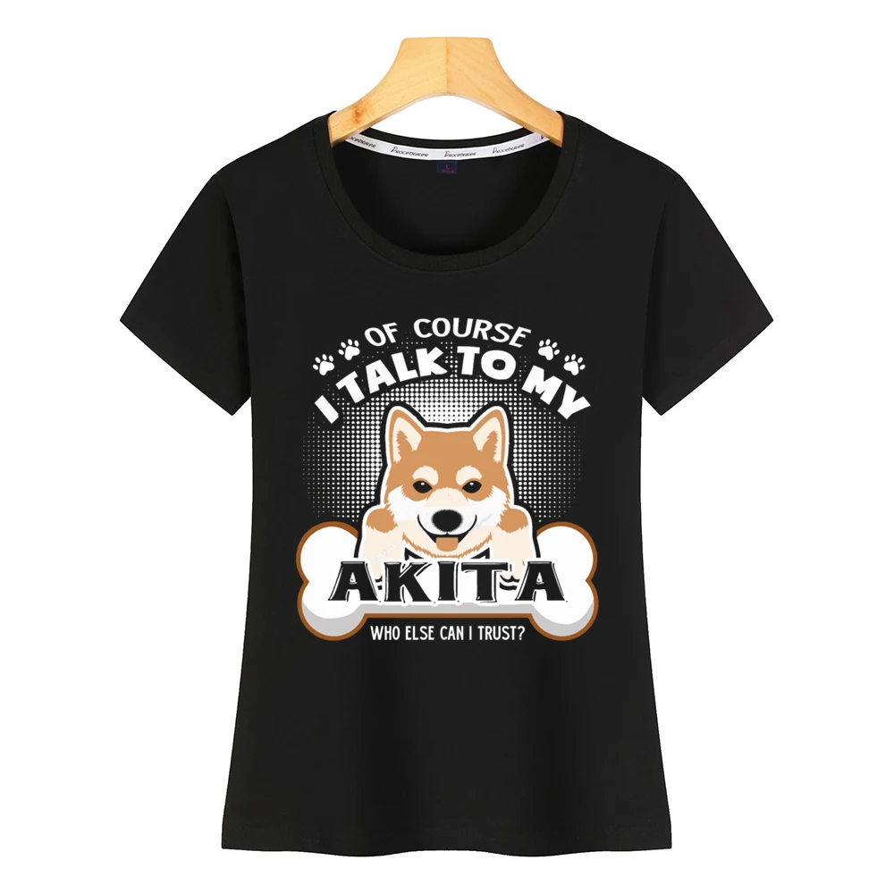 Женская футболка с рукавом akita 34 забавная белая короткая женская