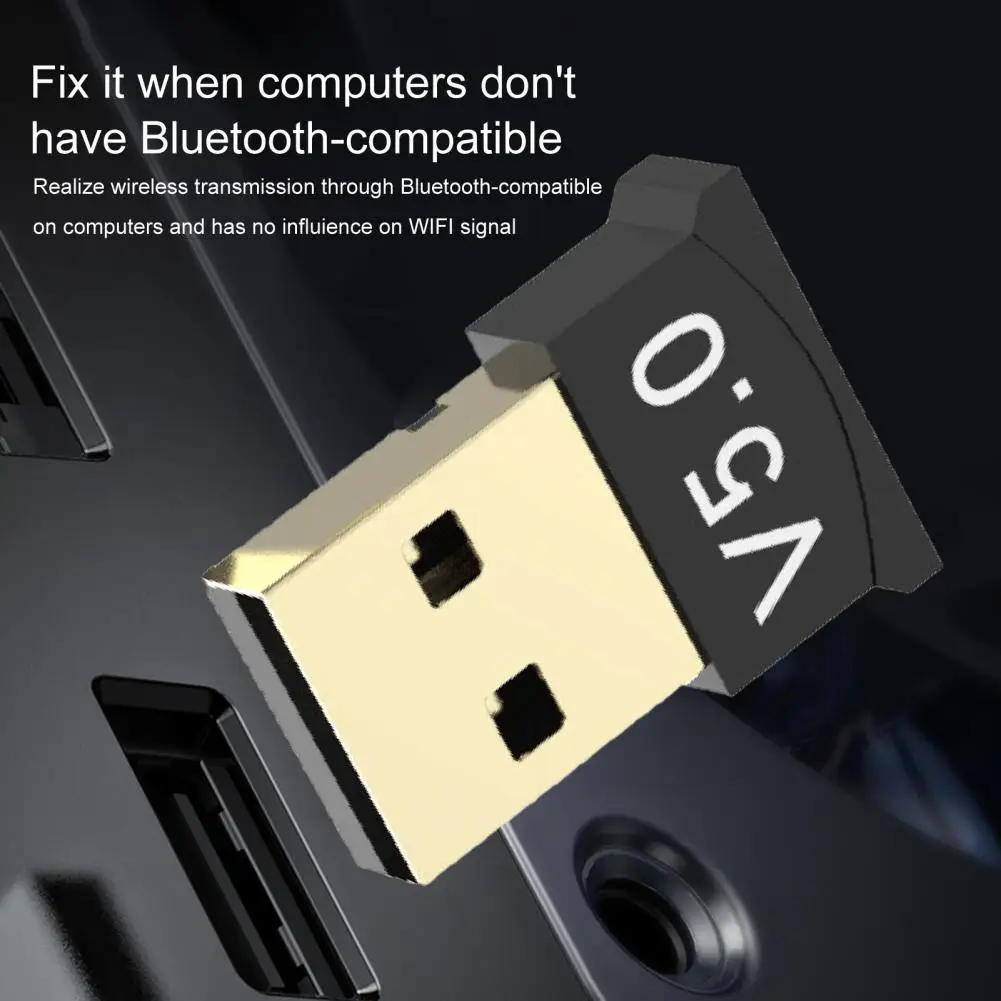 

Беспроводной приемник безбарьерная стабильная передача Plug Play Bluetooth-compatible5.0 чувствительный передатчик для планшета