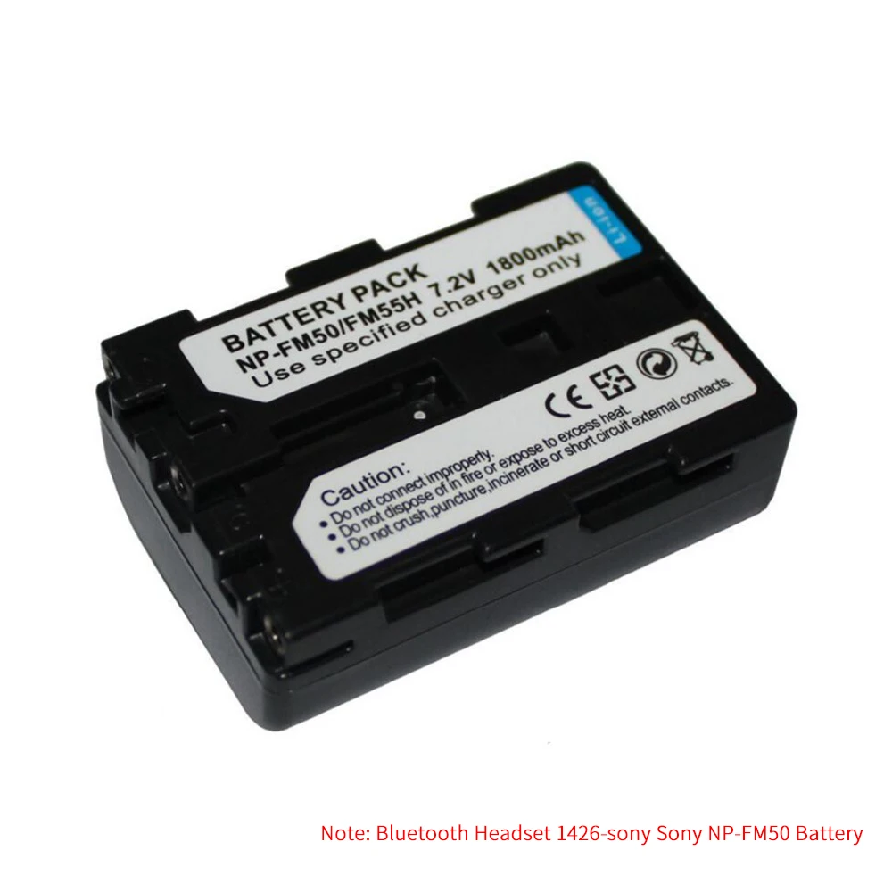 1 шт. 1800mAhFor sony аккумуляторной батареи NP-FM51 NP-FM30 NP-FM55H DCR-PC101 A100 серии DSLR-A100 |