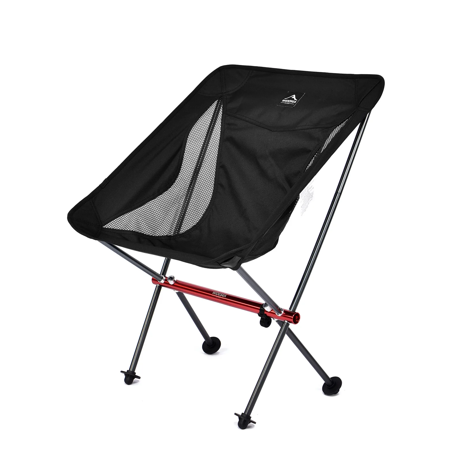 

WIDESEA outdoor portable moon chair foldable bold aluminum alloy beach chair thickened Oxford cloth fishing chair