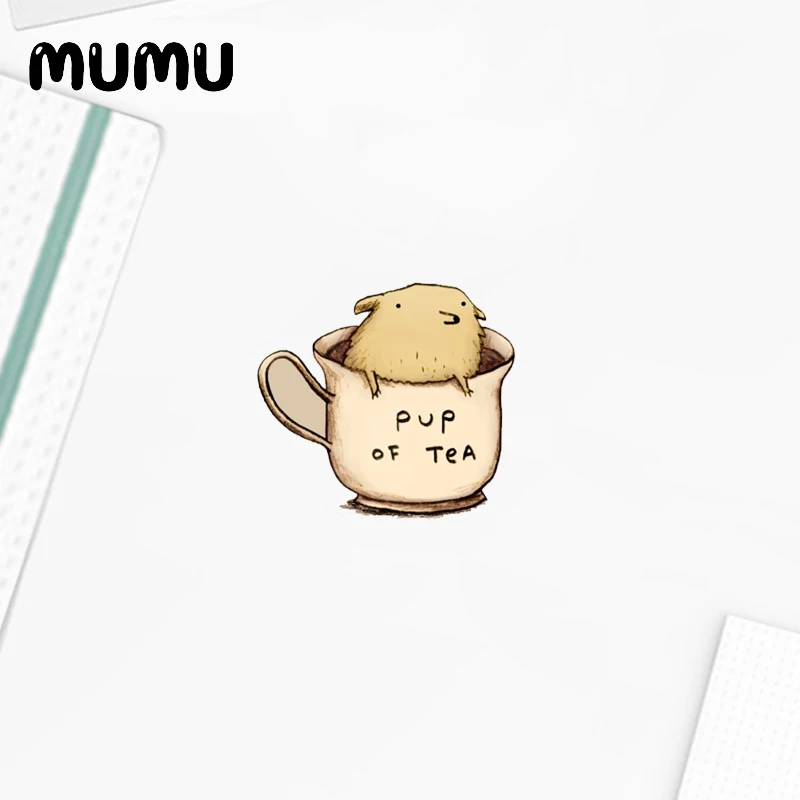 2021 стеклянная чашка Кофе штырь отворотом маска ленивого Мопс Акриловые Броши