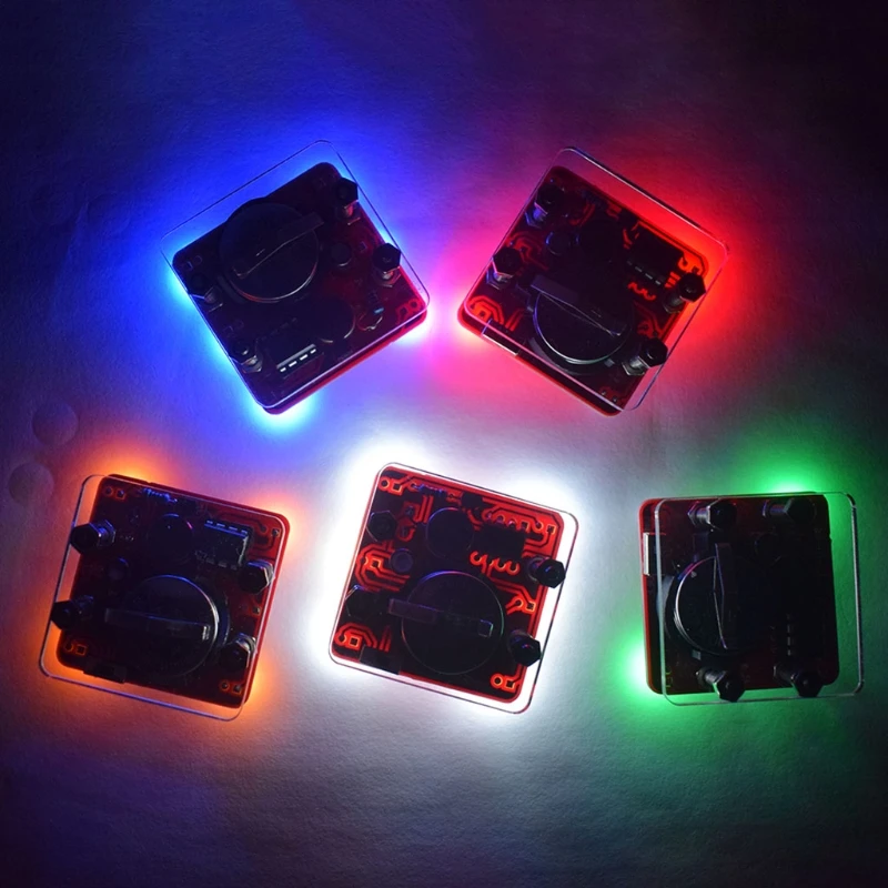 

DIY Swing Shaking LED Dice Kit with Small Vibration Motor Diy Electronic Kits
