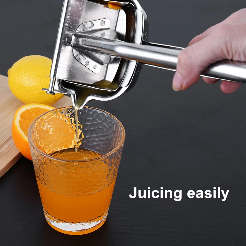 

Manual Kitchen Juicer 304 Stainless Steel Portable Juicer Household Citrus Orange Lemon Small Juice Juicer Lever Structure