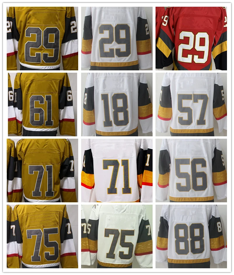 

Vegas Hockey Jersey Men's NEAL #18 FLEURY #29 PERRON #57 STONE #61 KARLSSON #71 SCHMIDT #88 Retro Women Luxury Brand Youth