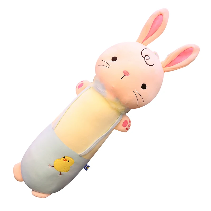 Невероятно милые домашние тапочки с длинным в виде зверушки (кролик плюшевые