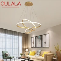 oulala nordic pendant lights round contemporary led lamp creative fixture for home decoration