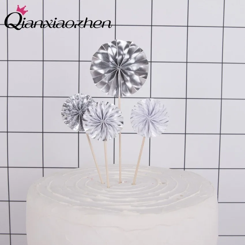 Qianxiaozhen 4 шт. цветы от солнца украшение для вечевечерние украшения дня рождения