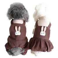 great pet clothes all matching fabric fade resistant winter warm coat clothes dog jumpsuit puppy skirt