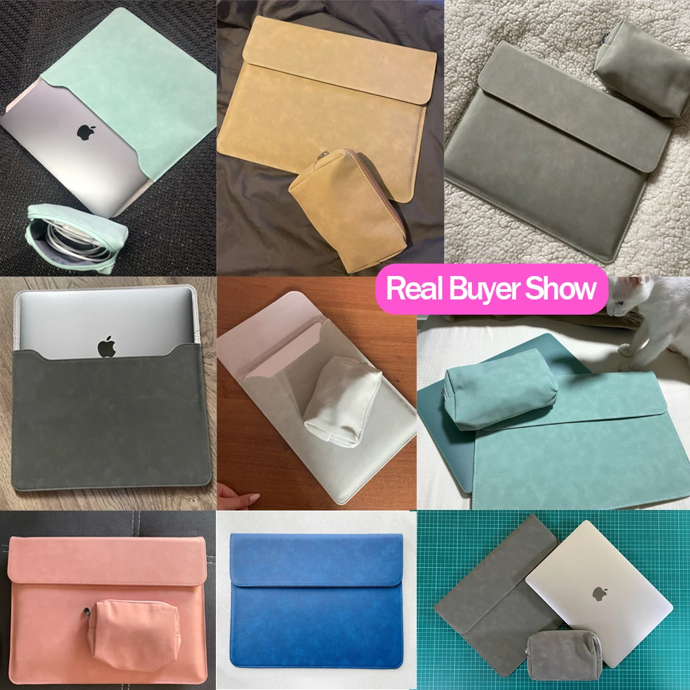 

Laptop Bag Sleeve For Macbook Pro 13 Case M1 For Macbook Air 13 Case 11 12 15 16 Briefcase Notebook Pouch HP Huawei Xiaomi Cover