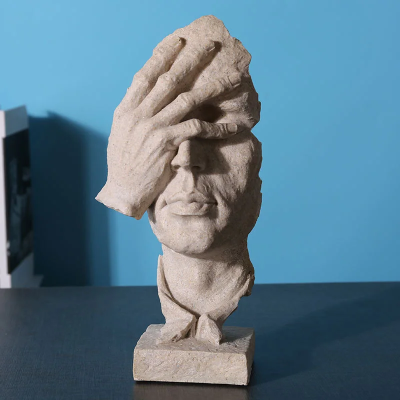 Абстрактная полимерная скульптура для гостиной декоративные фигурки ручной