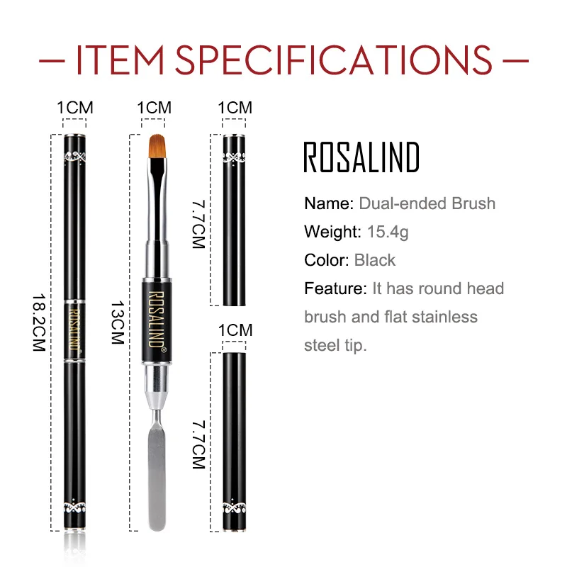 ROSALIND Builder полигель для ногтей набор кистей дизайна удлиняющая кисть