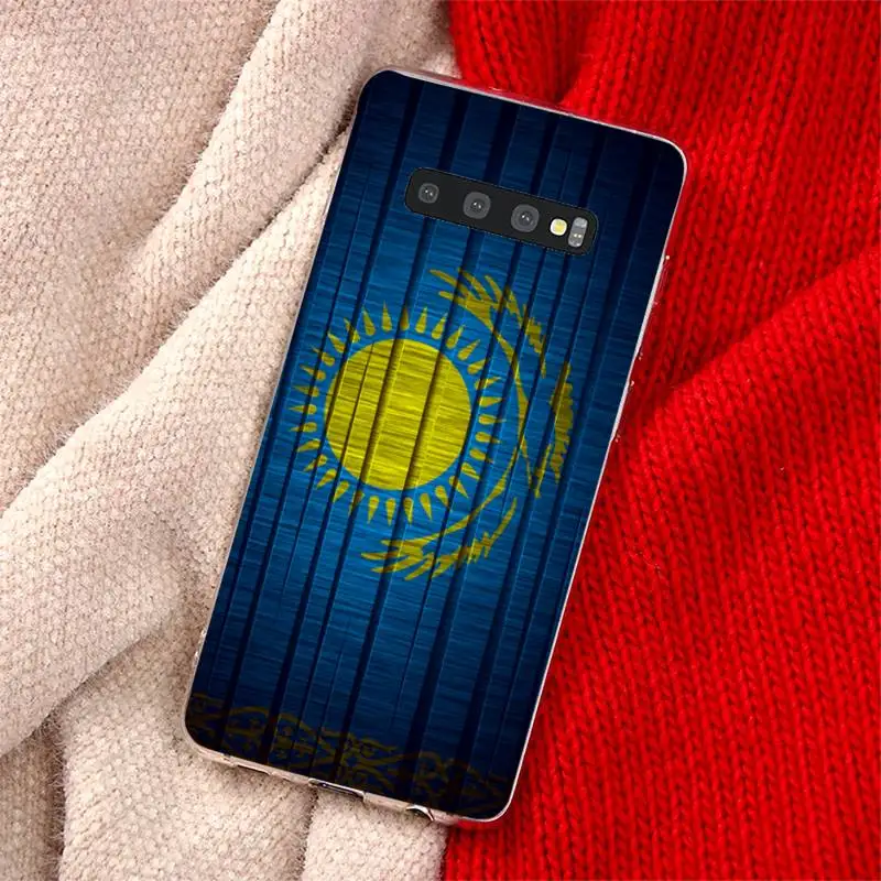 

Kazakhstan flag Symbol Phone Case For Samsung Galaxy S5 S7 S8 S9 S10 S10e S20 edge plus lite