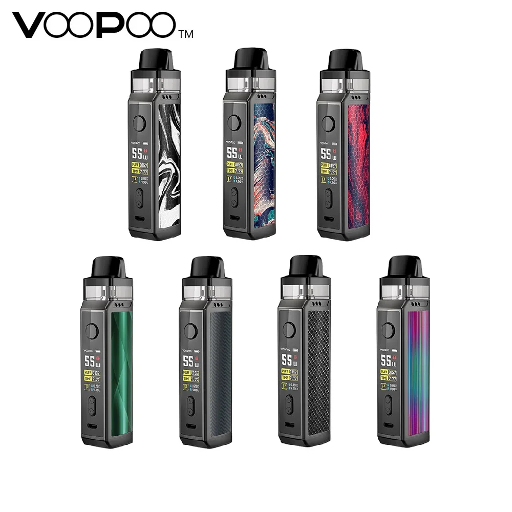 Новый оригинальный комплект VOOPOO VINCI X 70W Pod с двойной катушкой 0 96 дюймовый экран