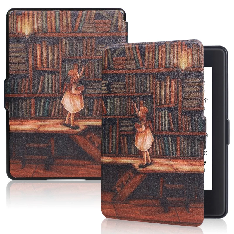 Магнитный чехол для Amazon New Kindle 8 го поколения 2016 г. Ультратонкий из искусственной