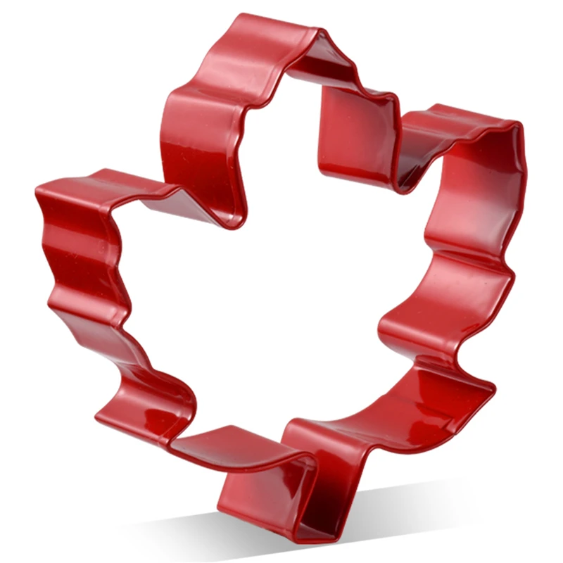 KENIAO измельчитель печенья из кленовых листьев на День Благодарения-8 7x9 см-сэндвич