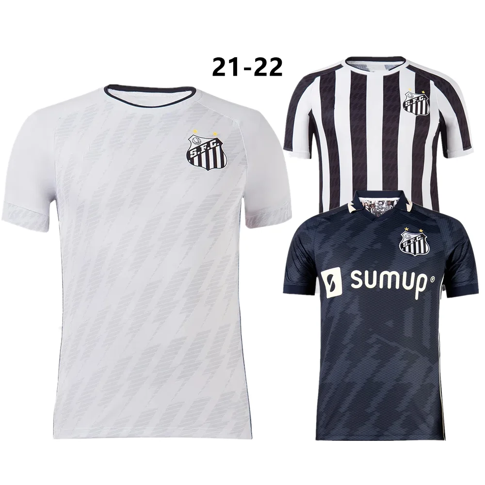 

21/22 Santos Club FC Home third Soccer jerseys 2021 Away SOTELDO RODRYGO DAVID BRAZ SASHA D.GONZALEZ Maillot Football Uniforms