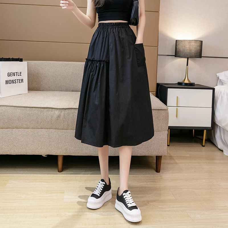 

Cheap wholesale 2021 spring summer autumn new fashion casual sexy women Skirt woman female OL long skirt BPy103