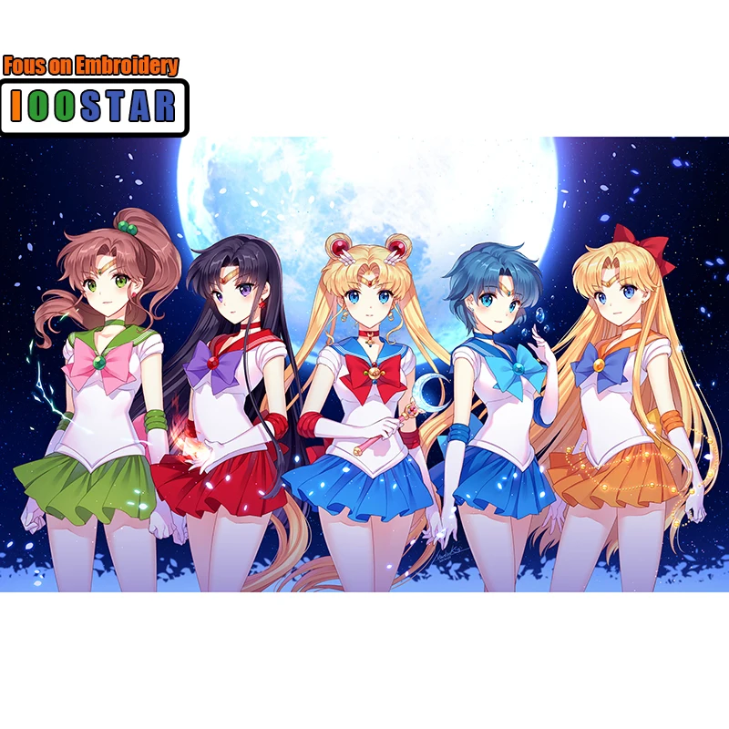 Сейлор Мун Принцесса Новый 5d Diy алмазная живопись вышивка крестом Стразы