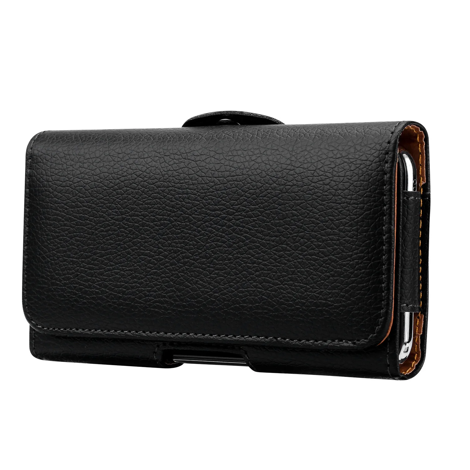 Ремень клип чехол для телефона Doogee S95 BL12000 Pro из искусственной кожи флип кобура