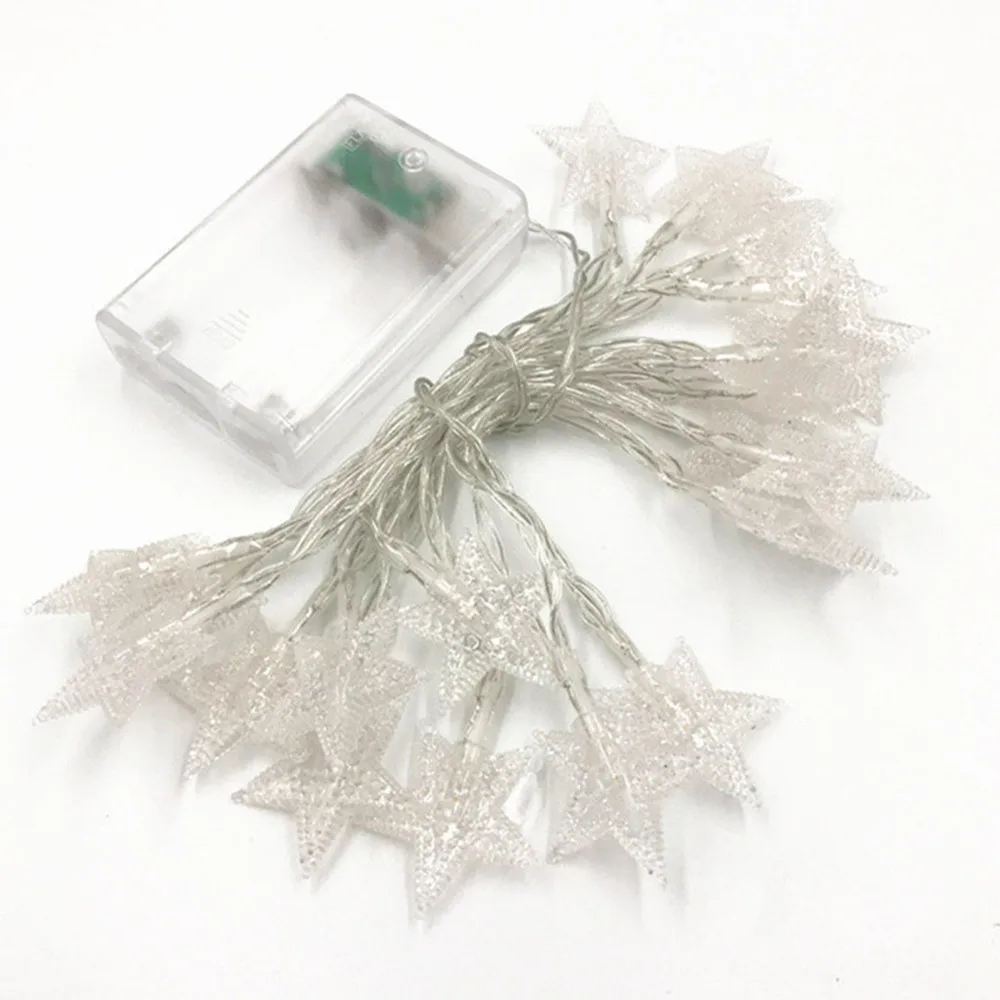 10/20/40 светодиоды Рождественская елка звезда светодиодные светящиеся гирлянды