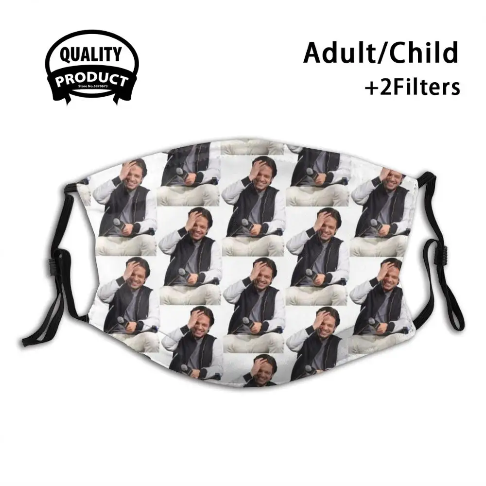 Себастьян Стэн многоразовая маска фильтр крутые смешные маски баки