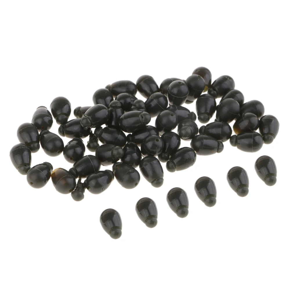 

50Pcs Fishing Beads, Fishing Quick Change Beads, Connector Hair Rigs Feeder,