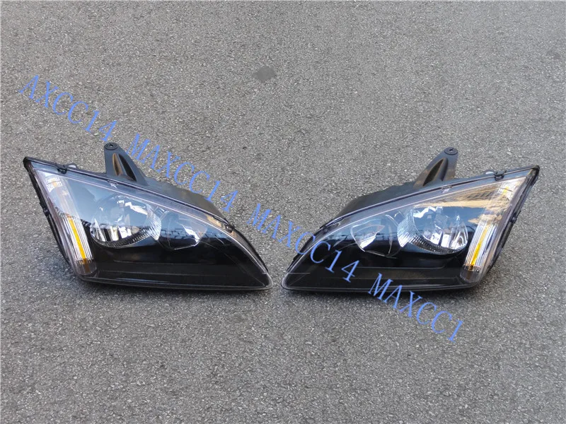 Передняя черный цвет головной светильник фонаря ламповый патрон фара для FORD FOCUS